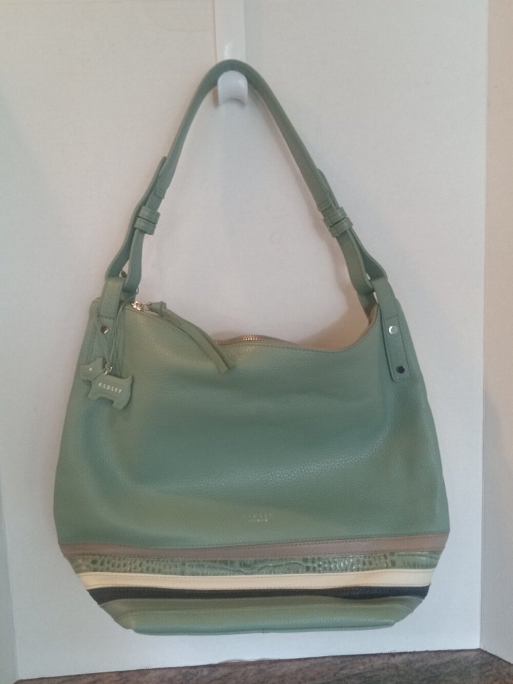 Radley London Leather Slouchy Hobo Style Shoulder Bag